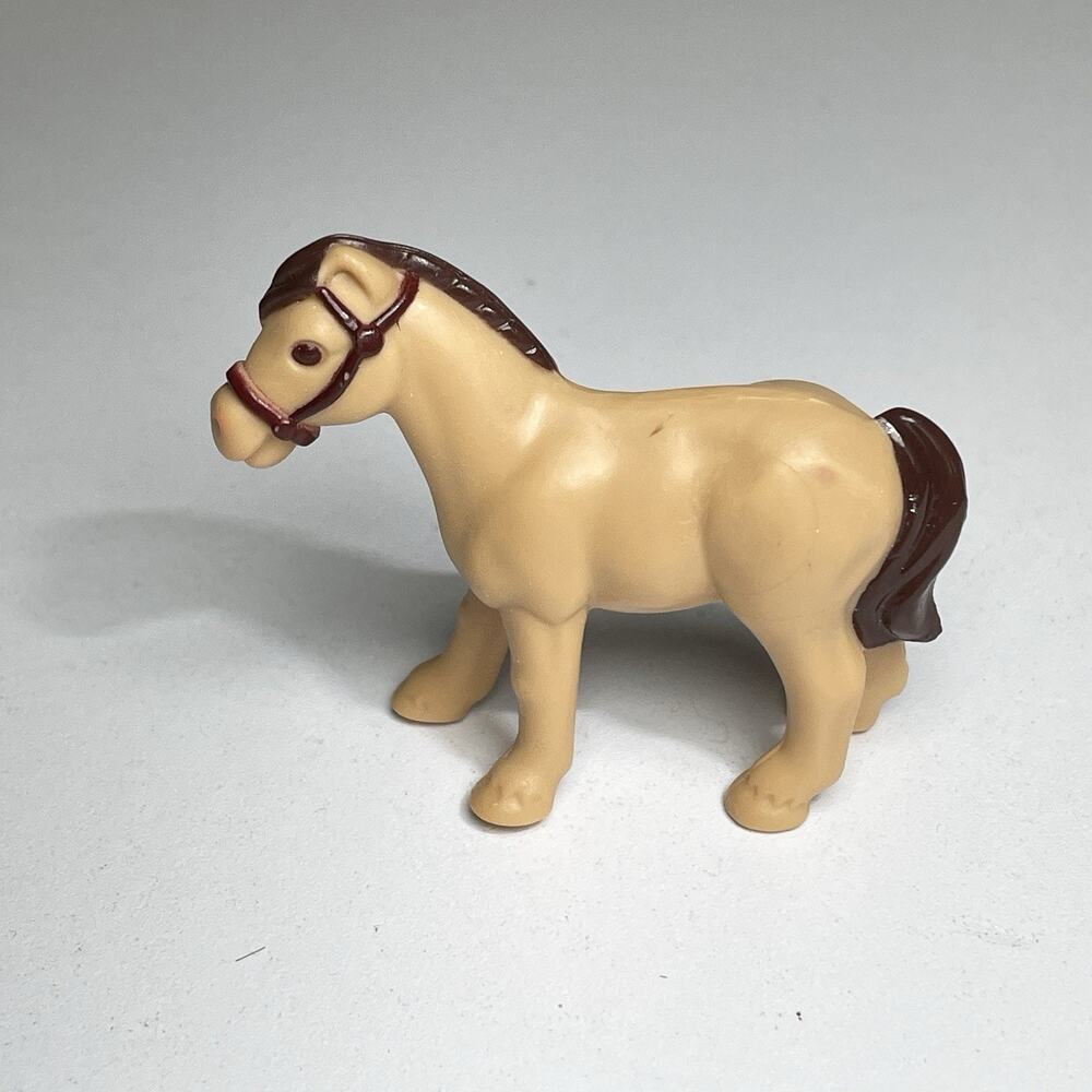 Lincoln Logs Brown Horse Replacement Farm Western Frontier Original Building Set